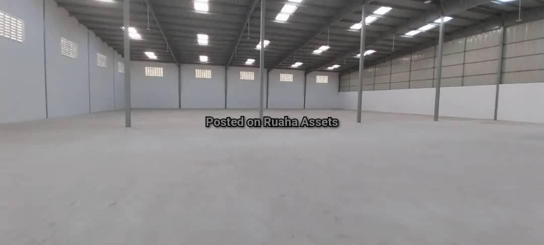 Warehouse for lease along Nyerere road.