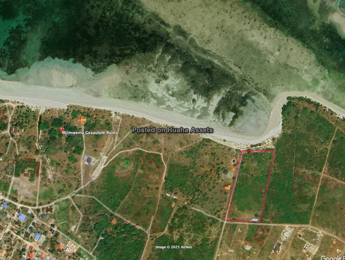 Prime Beachfront Commercial  Plot for Sale - Mjimwema Gezaulole, Kigamboni, Dar es Salaam
