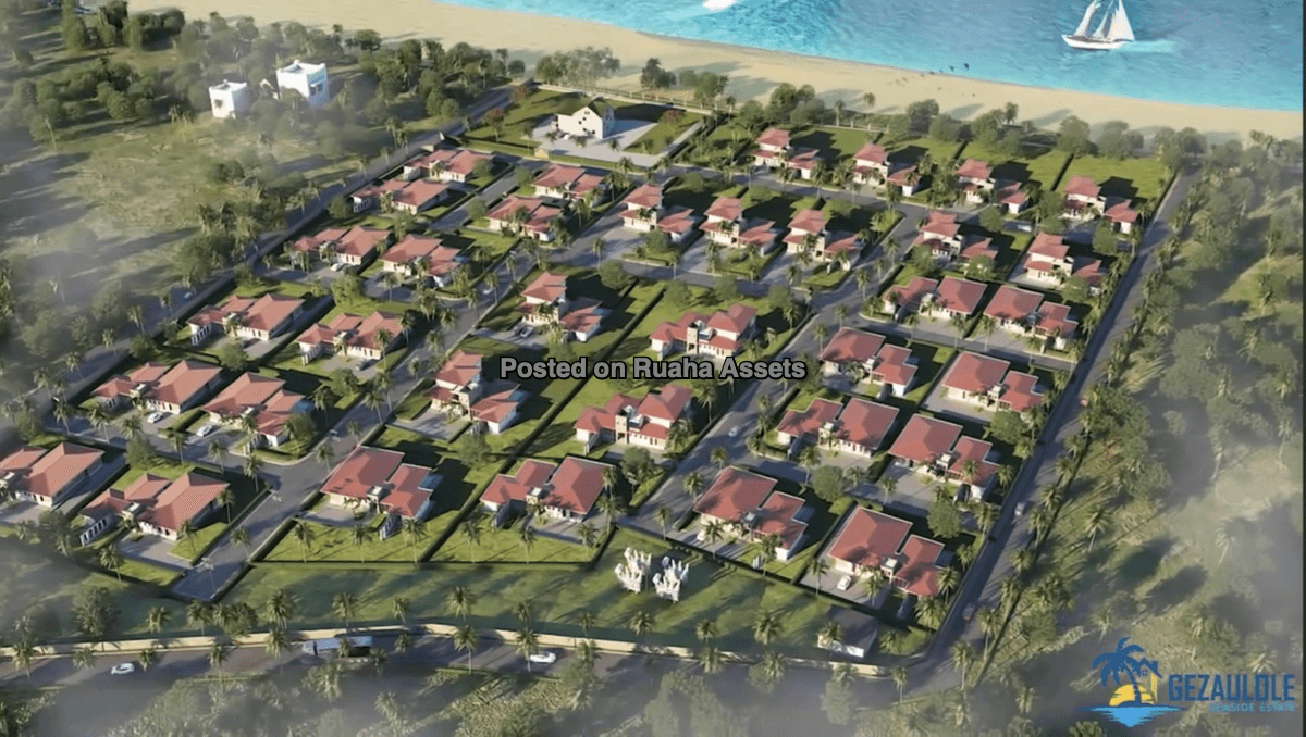 Luxurious 3-Bedroom Beach Front Villa in a gated community at Gezaulole Seaside Estate, Kigamboni 