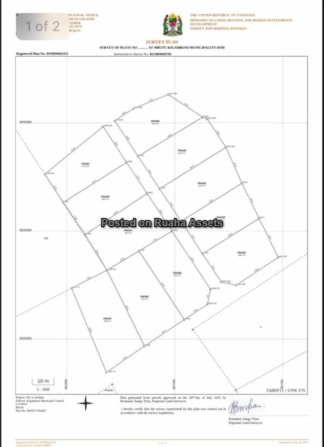 Land and Plot for Sale-Cheka kigamboni, Dar es Salaam-Sell-Sell