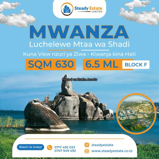 Land and Plot for Sale-Luchelele, Mwanza-Sell-Sell