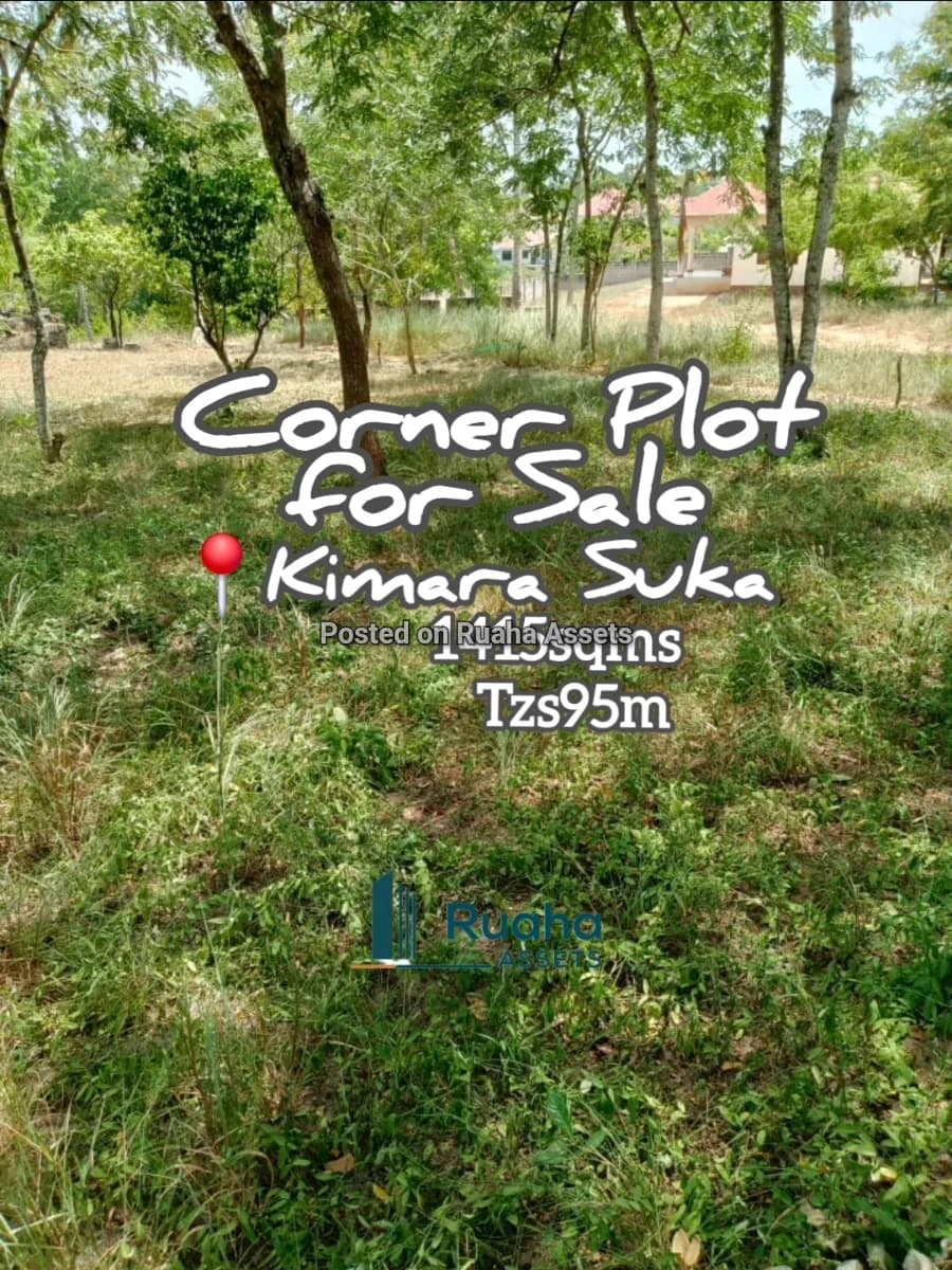 Cornerplot for Sale at Kimara Suka