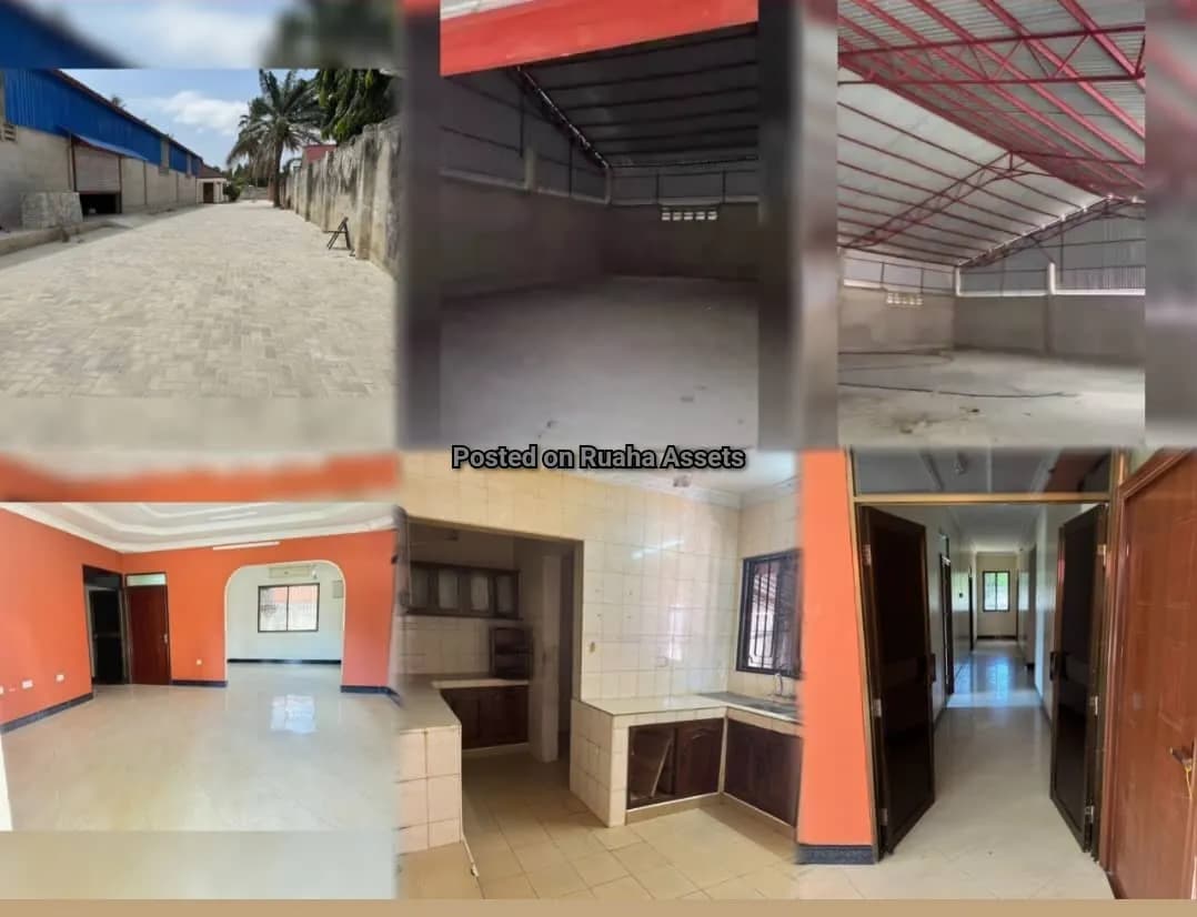 House with Warehouse for Rent at Mikocheni