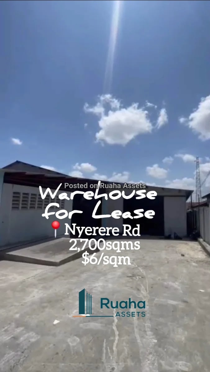 Warehouse Godown for lease at Nyerere road image 5