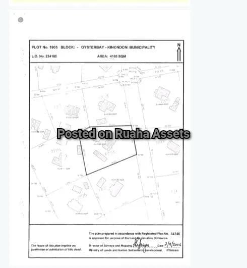 Big Plot 1 acre for Sale Oysterbay  image 5