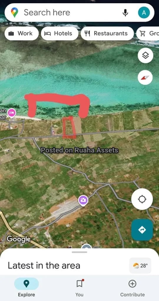 Beach Front plot for sale in Zanzibar image 8