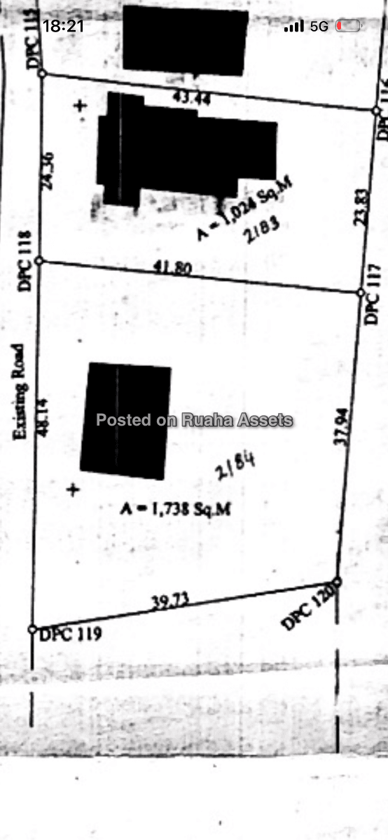A FULL FENCED 1738 SQM SEA VIEW PLOT FOR SALE AT KUNDUCHI image 5