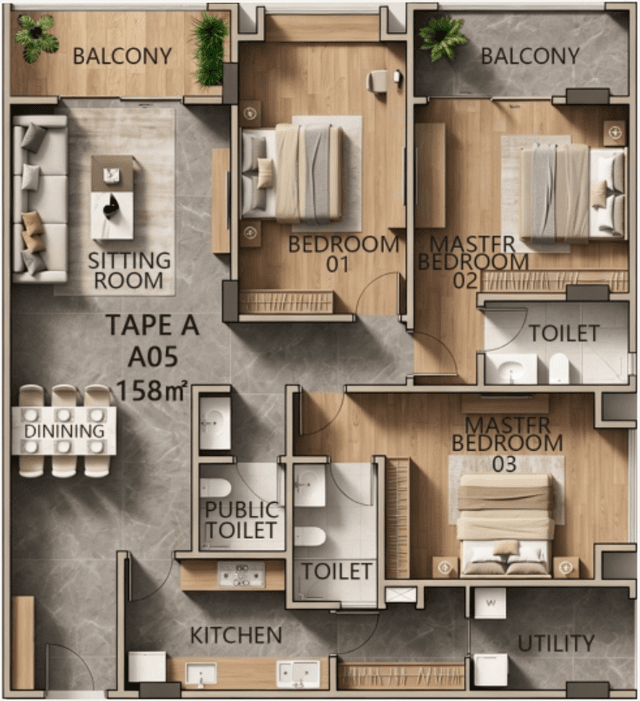 Type A Architectural Blueprint