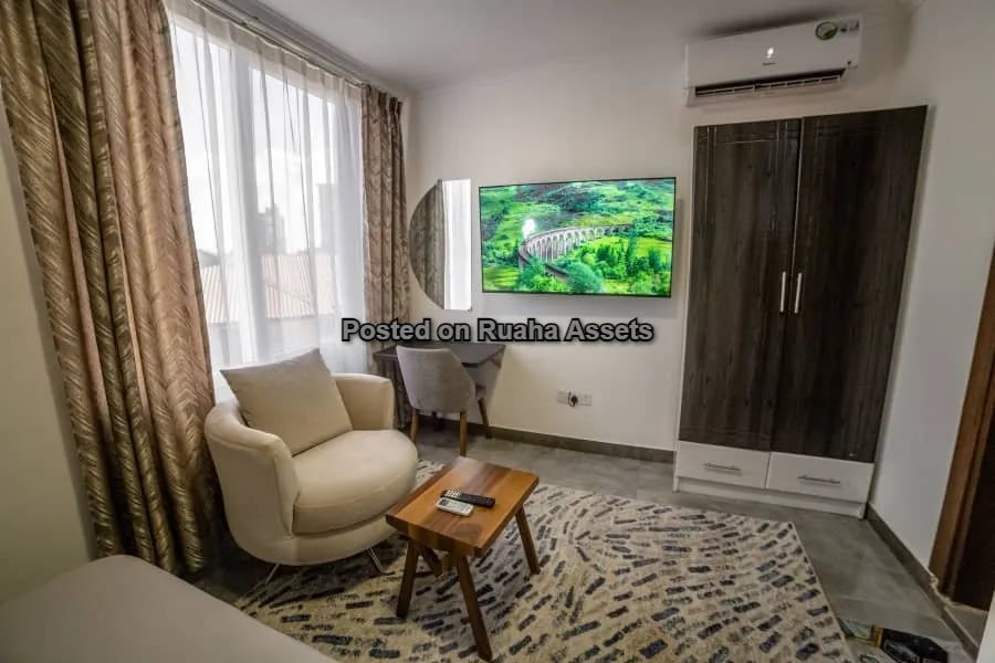 Fully Furnished 1 Bedroom Apartment for Lease at Kinondoni image 3